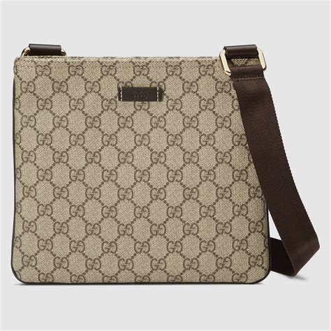 gucci web supreme messenger handbag|gucci gg supreme shoulder bag.